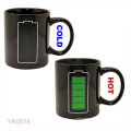 ceramic mug with heat sensitive printing logo,sublimation magic mug